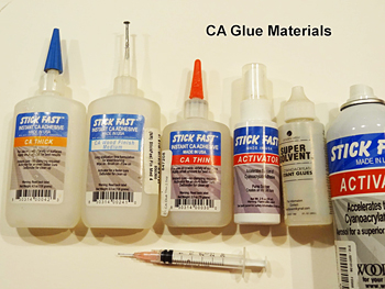 C Adhesive bottles